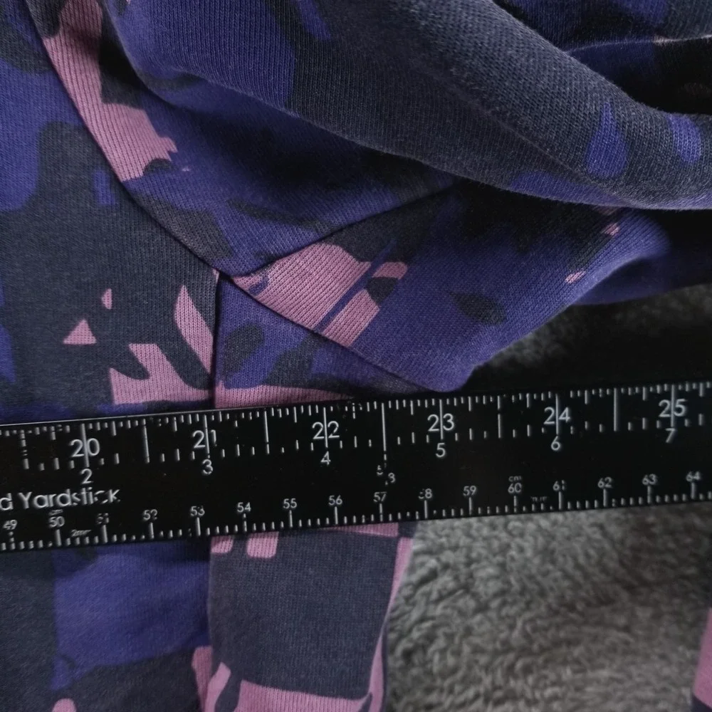 Nike‎ Jacket Mens L Purple Tech Fleece Windrunner Full Zip Hooded Zip Pockets
